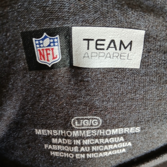Team Apparel NFL Dark Gray T-Shirt - Picture 2 of 2